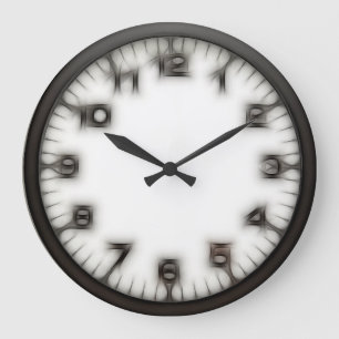 Reloj de pared redondo de la extrañeza gótica