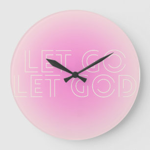 Reloj de Pared Redondo Deja Ir Deja Dios