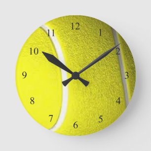 Reloj de pared redondo del deporte de la pelota de