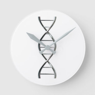 Reloj de pared redondo del filamento de la DNA
