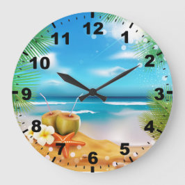 Reloj de pared redondo Días de Verano