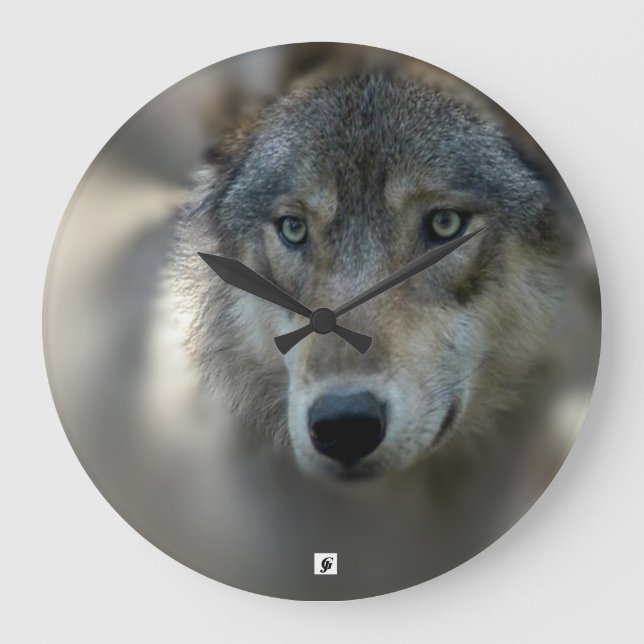 Reloj de pared redondo grande de encargo (Anverso)