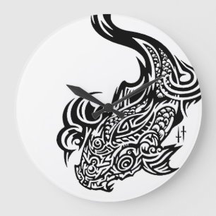 Reloj de pared redondo (grande) de Koi
