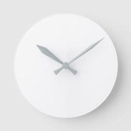 Reloj de pared redondo (grande) - Manos grises