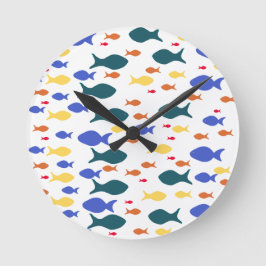 Reloj de pared redondo (medio)