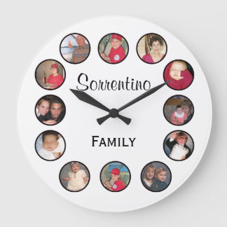 Reloj de pared redondo personalizado moda de la