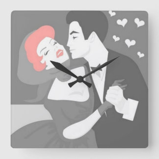 Reloj de pared retro