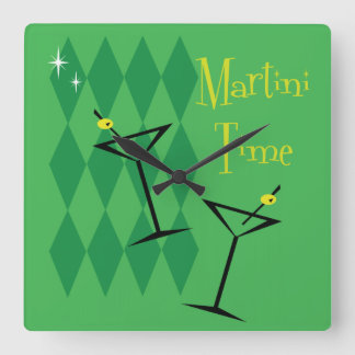 Reloj de pared retro Martini
