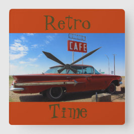 Reloj de pared Retro Time de RoseWrites