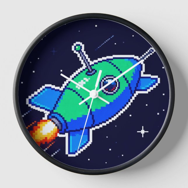 Reloj de pared Rocket Squad (Anverso)