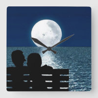 Reloj de pared romántico