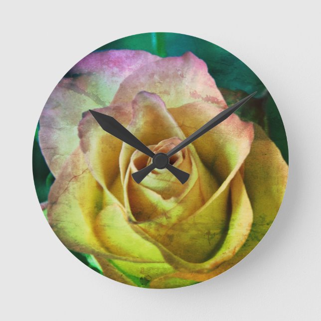 Reloj de pared Rosa (Anverso)