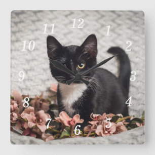 Reloj de pared Rosa de bonito Bella