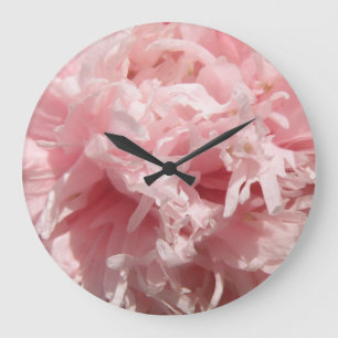 Reloj de pared rosa pálido de bonito