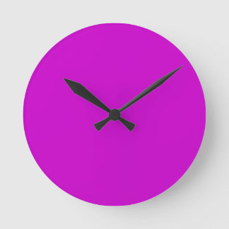 reloj de pared rosa/púrpura brillante