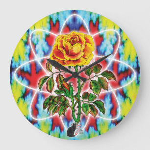 Reloj de pared Rosa Rad Rad