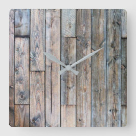 Reloj de pared rústico de Barnwood