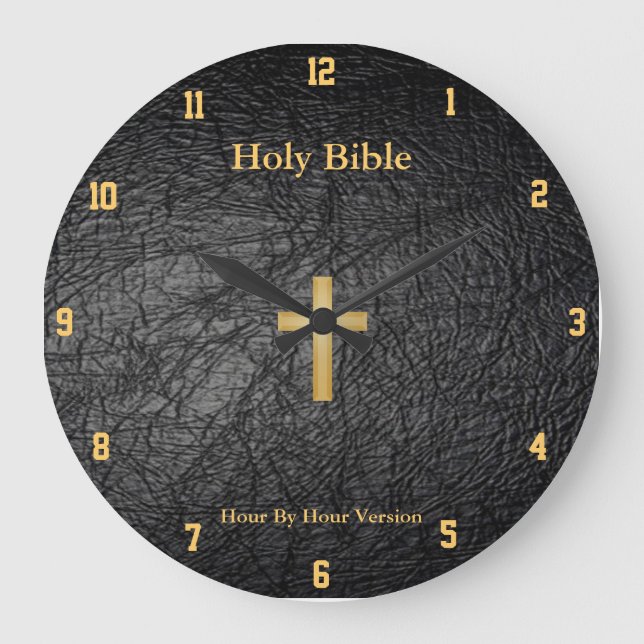 Reloj de pared sagrado de la biblia (Anverso)