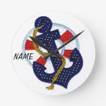 Reloj de pared "Sailor" de la SERIE MONOGRAM