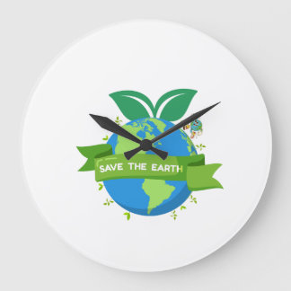 Reloj de pared Salva la Tierra
