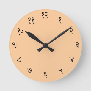 Reloj de pared sánscrito