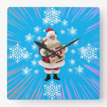 Reloj de pared Santa Claus