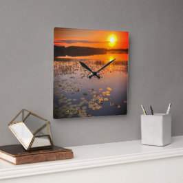 Reloj de pared "Savanna Sunset"