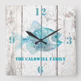 Reloj de pared Seashore Beach House Wood Look
