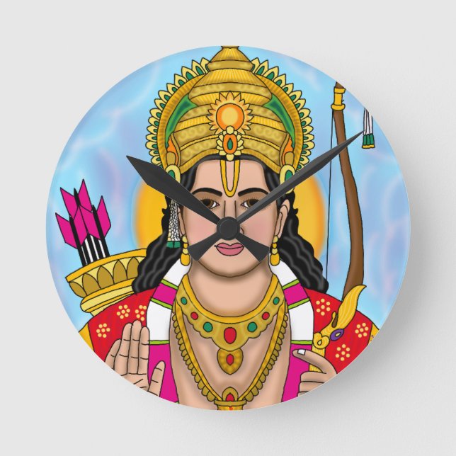 Reloj de pared Shree Ram (Anverso)