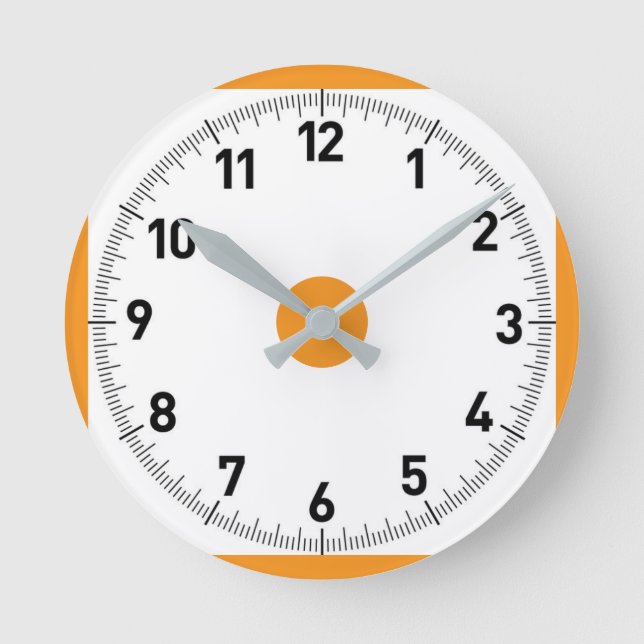 Reloj de pared simple y exclusivo (Anverso)