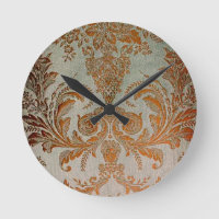 Reloj de pared sin rostro de brocado crepuscular
