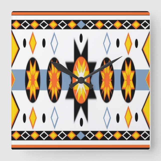 Reloj de pared solar nativo americano (Anverso)