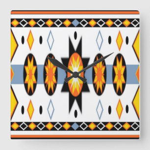 Reloj de pared solar nativo americano