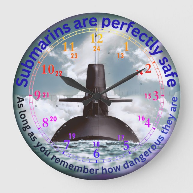 Reloj de pared Submariner (Anverso)