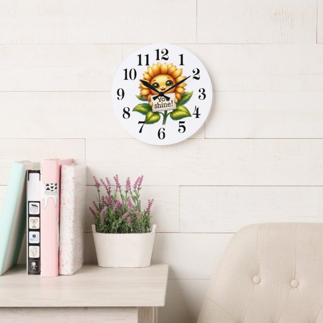 Reloj de pared Sunflower Cutie (Sala de lectura)