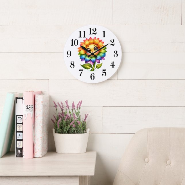 Reloj de pared Sunflower Cutie (Sala de lectura)