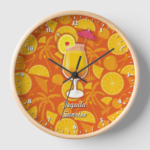 Reloj De Pared Sunrise Tequila