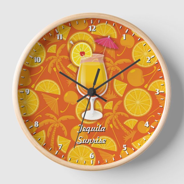 Reloj De Pared Sunrise Tequila (Anverso)