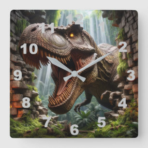 Reloj de pared T-Rex