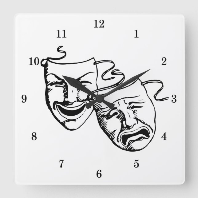 Reloj de pared teatral muy Guay (Anverso)
