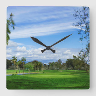 Reloj de pared temática del golf
