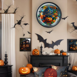 Reloj de pared temático de Halloween para decorar