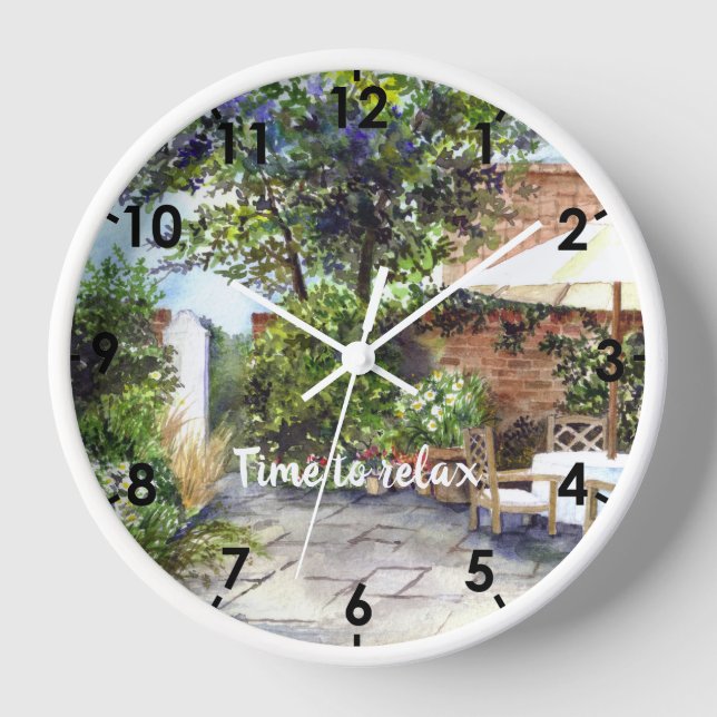 Reloj De Pared Terraza del Manor House, York (Anverso)