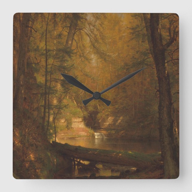 Reloj de pared The Trout Pool (1870) Artwork (Anverso)