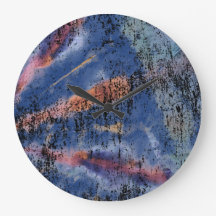Reloj de pared Tie Die