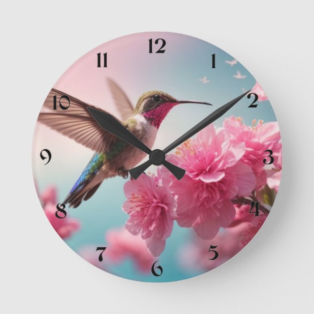 Reloj de pared "Time Flies" (Anverso)