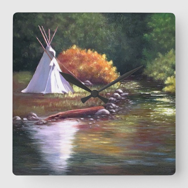 Reloj de pared tipi indio (Anverso)