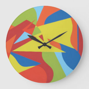 Reloj de pared Toucan Splash de color intenso