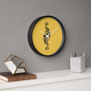 Reloj de pared Tribal Glow