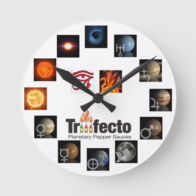 Reloj de pared Triifecto (Anverso)